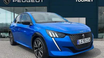 Used Peugeot 208 GT-line 102 HP (75 kW) 2020 Blue Hatchback