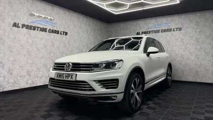 Used VW Touareg R-line 204 HP (150 kW) 2015 White SUV