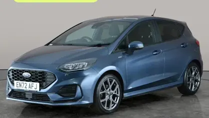 Używany Ford Fiesta ST-Line 101 KM (74 kW) 2022 Niebieski Hatchback