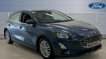 Used Ford Focus Titanium 125 HP (91 kW) 2020 Blue Hatchback