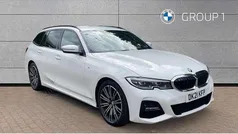 White Used 2021 BMW 320e M Sport Estate | £28,130 (Fair price)