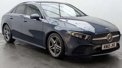 Blue Used 2020 Mercedes A200 AMG Line Premium Sedan | £16,550 (Fair price)