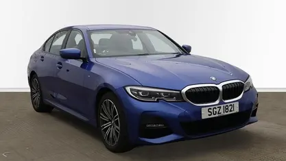Blue Used 2020 BMW 330e M Sport Sedan | £18,499 (Fair price)