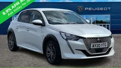 White Used 2020 Peugeot e-208 Allure Hatchback | £9,995 (A bit pricey)