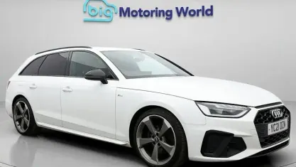Used Audi A4 Black Edition 163 HP (119 kW) 2021 White Estate