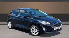 Black Used 2019 Ford Fiesta Titanium Hatchback | £11,957 (Fair price)