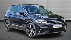 Black Used 2021 VW Tiguan R-line SUV | £24,995 (Fair price)