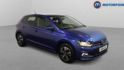 Used VW Polo Match 80 HP (58 kW) 2021 Blue Hatchback