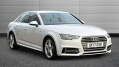 White Used 2017 Audi A4 S-Line Sedan | £16,890 (Fair price)