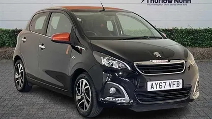 Used Peugeot 108 Roland Garros 82 HP (60 kW) 2016 Black Hatchback