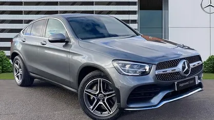 Grey Used 2021 Mercedes GLC220 AMG line Coupe | £27,896 (Fair price)