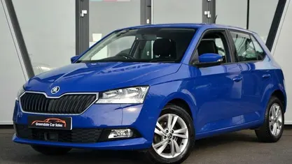 Used Skoda Fabia SE 60 HP (44 kW) 2021 Blue Hatchback
