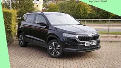 Black magic pearl effect Used 2022 Skoda Karoq SE Drive SUV | £17,995 (Fair price)