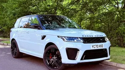 Used Land Rover Range Rover Sport SVR 575 HP (422 kW) 2020 White SUV