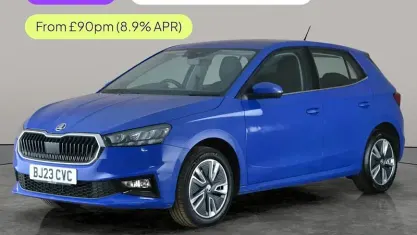 Used Skoda Fabia SE L 110 HP (80 kW) 2023 Blue Hatchback