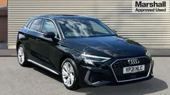 Black Used 2021 Audi A3 e-tron S-Line Hatchback | £19,683 (Fair price)