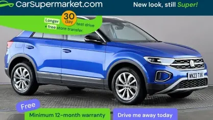 Begagnad VW T-Roc Style 110 HK (80 kW) 2023 Blå SUV