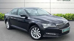 Black magic pearl effect Used 2022 Skoda Superb SE Hatchback | £16,495 (Fair price)