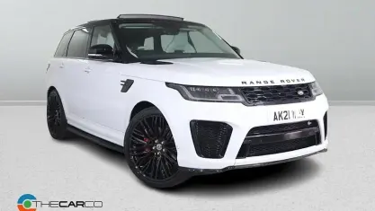 Used Land Rover Range Rover Sport SVR 575 HP (422 kW) 2021 White SUV