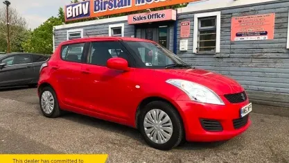 Used Suzuki Swift 94 HP (69 kW) 2013 Red Hatchback