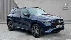 Metallic paint sodalite blue Used 2025 Mercedes GLE450 AMG Urban SUV | £60,980 (Good price)