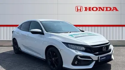Used Honda Civic Sport 182 HP (133 kW) 2021 White Hatchback