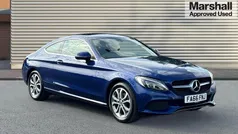 Blue Used 2017 Mercedes C200 Coupe | £14,122 (Fair price)