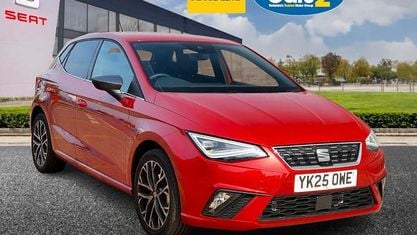 Usado Seat Ibiza XCELLENCE 116 CV (85 kW) 2025 Rojo Utilitario