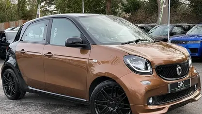 Used Smart ForFour Brabus 90 HP (66 kW) 2017 Brown Hatchback