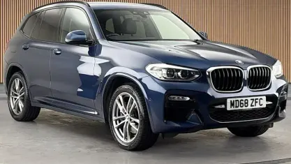 Used BMW X3 M Sport 265 HP (194 kW) 2018 Phytonic blue SUV