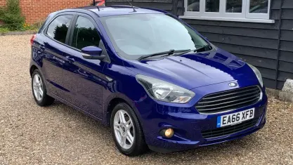 Used Ford Ka Plus Zetec 86 HP (63 kW) 2016 Blue Hatchback