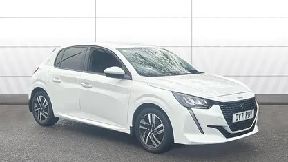 White Used 2021 Peugeot 208 Allure Premium Hatchback | £10,815 (Fair price)