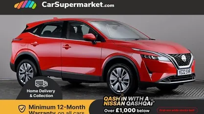 Red Used 2022 Nissan Qashqai Visia SUV | £12,697 (Good price)