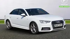 White Used 2017 Audi A4 S-Line Sedan | £11,599 (Fair price)