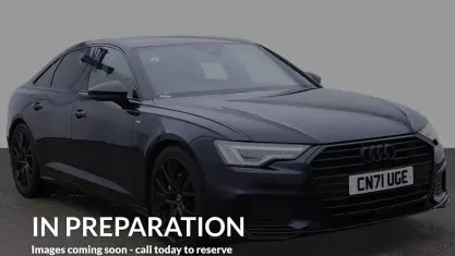 Used Audi A6 Black Edition 204 HP (150 kW) 2021 Blue Sedan