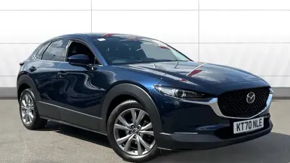 Second-hand Mazda CX-30 Inclusive 122 CP (89 kW) 2021 Albastru SUV