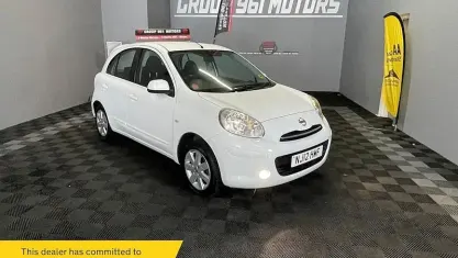 Used Nissan Micra Acenta 80 HP (58 kW) 2012 White Hatchback