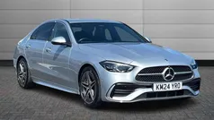 Silver Used 2024 Mercedes C200 AMG line Sedan | £32,850 (Fair price)