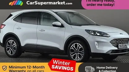 White Used 2020 Ford Kuga Titanium SUV | £15,197 (Fair price)
