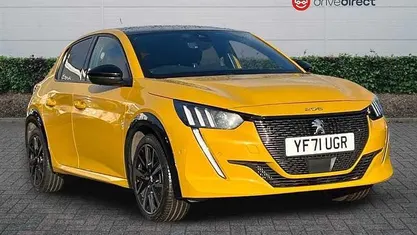 Yellow Used 2022 Peugeot 208 Premium Hatchback | £16,159 (Fair price)