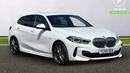 Used BMW 118 M Sport 140 HP (102 kW) 2019 White Hatchback