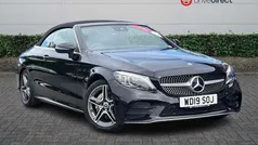 Black Used 2019 Mercedes C200 AMG Line Premium Cabriolet | £18,490 (Fair price)
