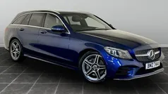 Blue Used 2019 Mercedes C300 AMG line Estate | £13,995 (Good price)