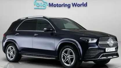 Used Mercedes GLE300 AMG line 272 HP (200 kW) 2022 Blue SUV