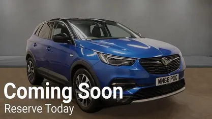 Used Vauxhall Grandland X Ultimate 177 HP (130 kW) 2018 Blue SUV
