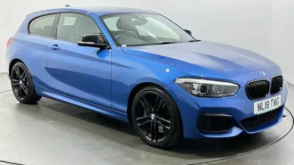 Used BMW M140 M Sport 340 HP (250 kW) 2018 Blue Hatchback