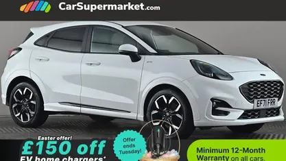 Used Ford Puma ST-Line X 125 HP (91 kW) 2022 White Hatchback