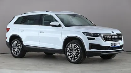 Begagnad Skoda Kodiaq SE L Executive 150 HK (110 kW) 2023 Vit SUV