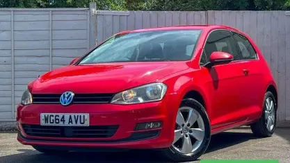 Used VW Golf VII Match 150 HP (110 kW) 2014 Red Hatchback