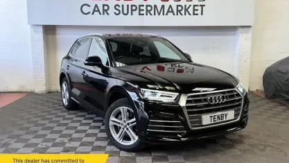 Used Audi Q5 S-Line 252 HP (185 kW) 2018 Black SUV